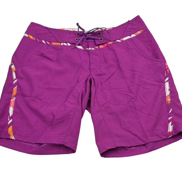 Columbia PFG Women's Purple Columbia Swim Board Shorts - Picture 1 of 13